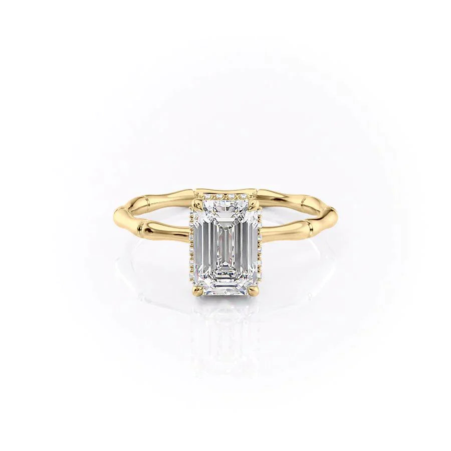 The Eve Set With A 1 Carat Emerald Lab Diamond