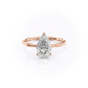 The Eve Set With A 1.5 Carat Pear Lab Diamond