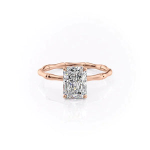 The Eve Set With A 1 Carat Radiant Lab Diamond