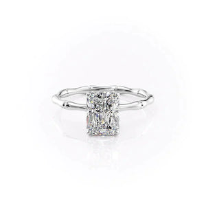 The Eve Set With A 2.5 Carat Radiant Lab Diamond