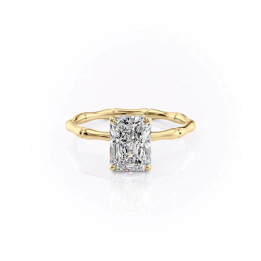 The Eve Set With A 1 Carat Radiant Lab Diamond