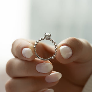 The Adelle Set With A 3 Carat Pear Lab Diamond