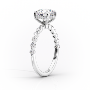 The Khloe Set With A 3 Carat Marquise Lab Diamond