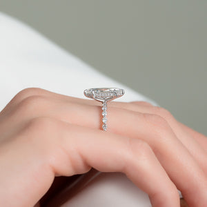 The Khloe Set With A 3 Carat Marquise Lab Diamond