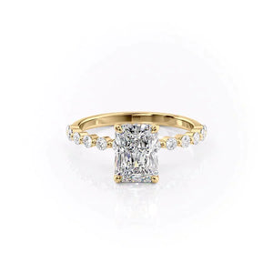 The Khloe Set With A 2 Carat Radiant Lab Diamond