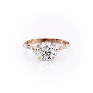 The Chelsea Set With A 1 Carat Round Lab Diamond