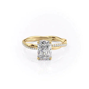 The Stacey Set With A 2 Carat Radiant Moissanite