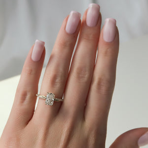 The Stacey Set With A Radiant Lab Diamond