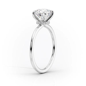 The Nelly Set With A 1 Carat Emerald Moissanite