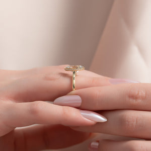 The Charlotte Set With A 2 Carat Oval Lab Diamond