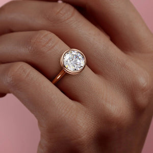 The Charlotte Set With A 1 Carat Round Lab Diamond