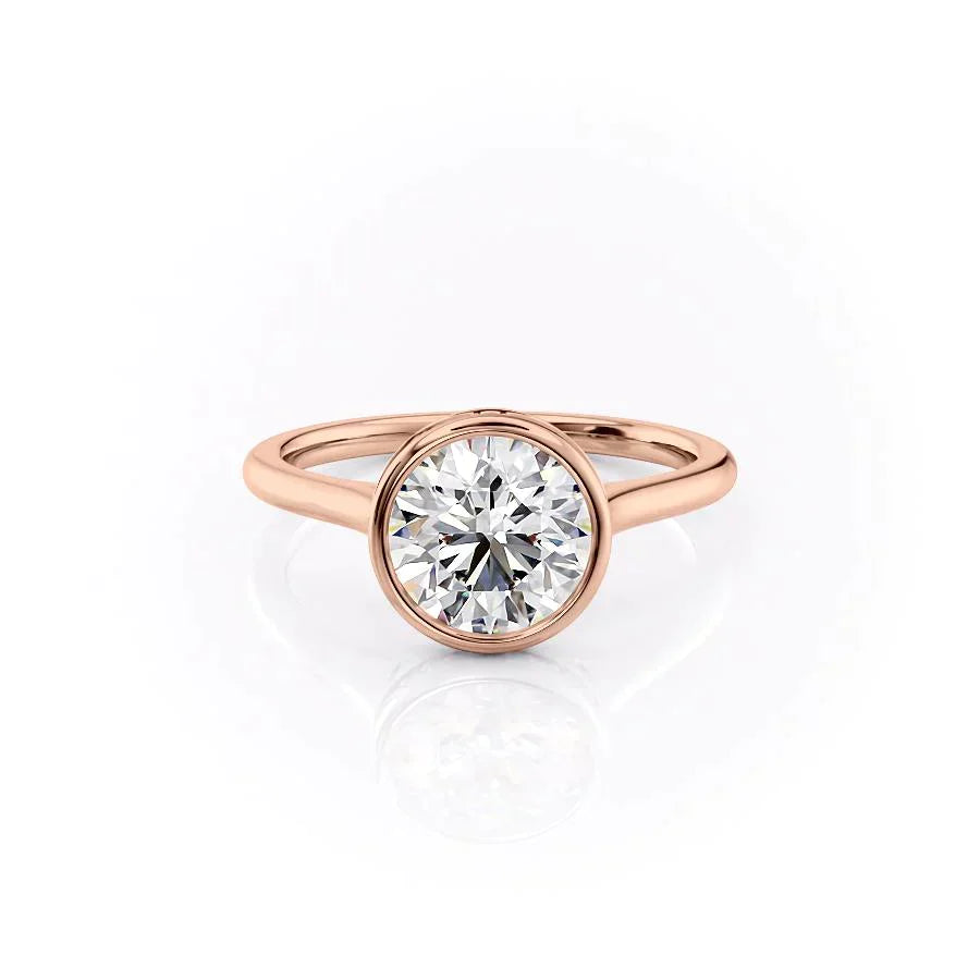 The Charlotte Set With A 2 Carat Round Lab Diamond