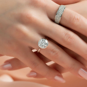 The Charlotte Set With A Round Lab Diamond