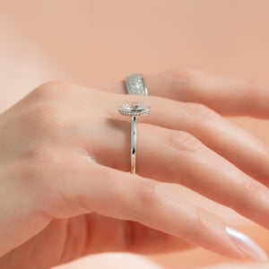 The Charlotte Set With A 1 Carat Round Lab Diamond