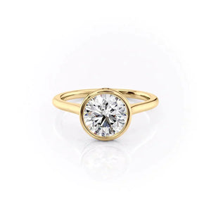 The Charlotte Set With A 2.5 Carat Round Lab Diamond