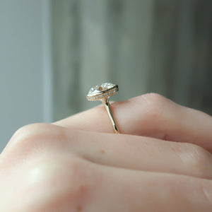 The Charlotte Set With A Round Lab Diamond