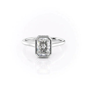 The Charlotte Set With A 1.5 Carat Radiant Lab Diamond