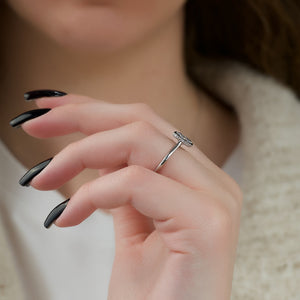 The Charlotte Set With A 2 Carat Radiant Lab Diamond