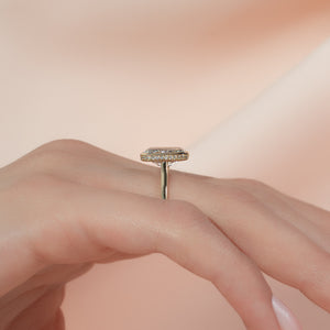 The Charlotte Set With A Radiant Lab Diamond