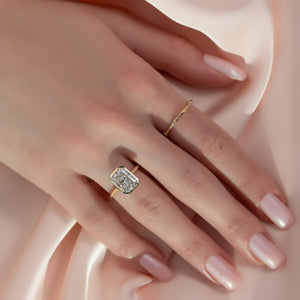 The Charlotte Set With A Radiant Lab Diamond