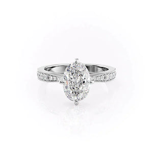 The Rebecca Set With A 2 Carat Oval Lab Diamond