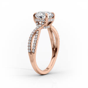 The Angelina Set With A Marquise Lab Diamond