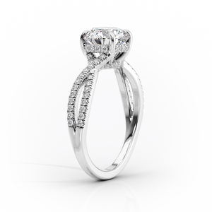 The Angelina Set With A 1 Carat Marquise Lab Diamond