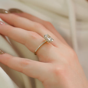 The Pave Alex Set With A Radiant Lab Diamond
