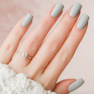The Pave Alex Set With A Radiant Lab Diamond
