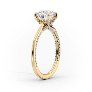 The Claire Set With A 1 Carat Round Lab Diamond