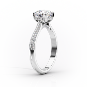 The Kayla Set With A 1 Carat Marquise Moissanite