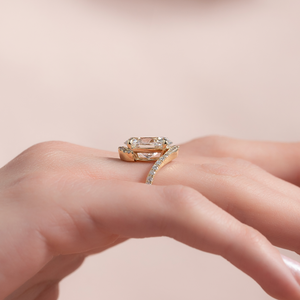 The Pave Skyler Set With A 2 Carat Oval Lab Diamond
