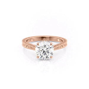 The Elizabeth Set With A 1.5 Carat Round Lab Diamond