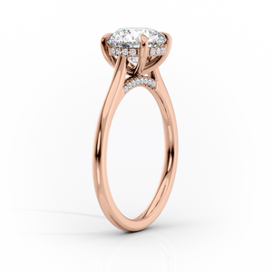 The Natalie Set With A Marquise Lab Diamond