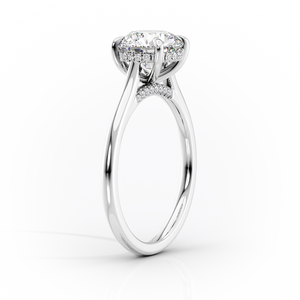 The Natalie Set With A 2 Carat Marquise Moissanite