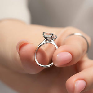 The Natalie Set With A Princess Lab Diamond