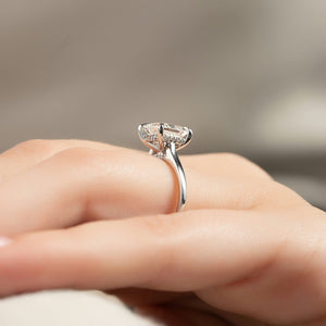 The Natalie Set With A Princess Lab Diamond