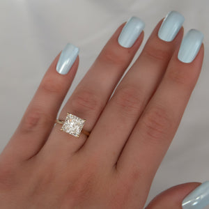 The Natalie Set With A Princess Moissanite