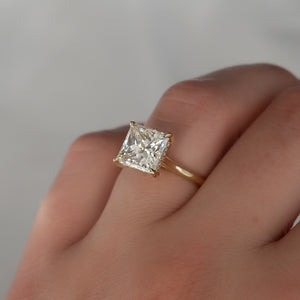 The Natalie Set With A Princess Moissanite