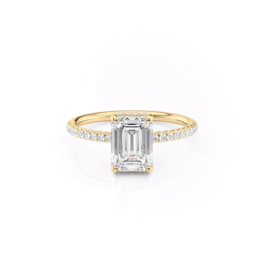 The Low Profile Kamellie Set With A 1.5 Carat Emerald Lab Diamond
