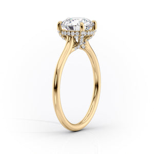The Ellie Set With A 1.5 Carat Cushion Lab Diamond
