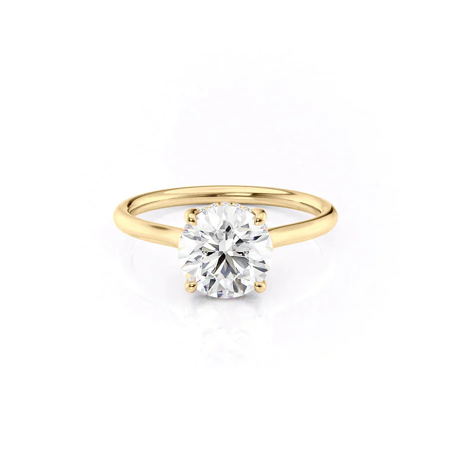 The Ellie Set With A 2 Carat Round Lab Diamond