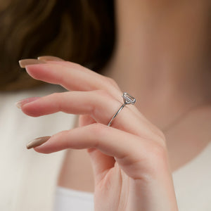 The Alex Set With A 3 Carat Emerald Lab Diamond