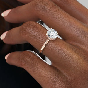The Alex Set With A 1 Carat Round Lab Diamond