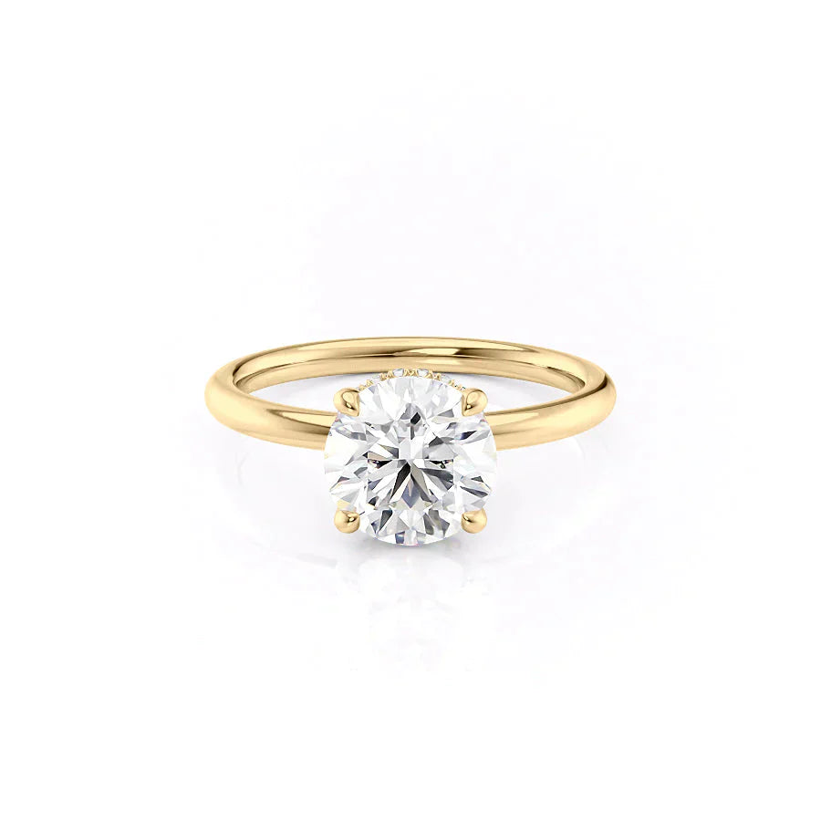 The Alex Set With A 1 Carat Round Moissanite