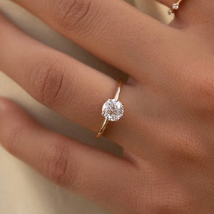 The Alex Set With A 2.5 Carat Round Lab Diamond