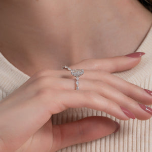 The Lucia Set With A 1.5 Carat Elongated Cushion Lab Diamond