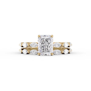 The Lucia Set With A Radiant Lab Diamond