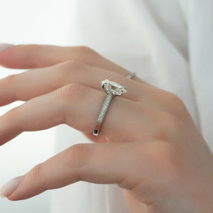 The Catherine Set With A Oval Lab Diamond