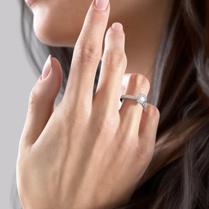 The Catherine Set With A 2.5 Carat Round Lab Diamond